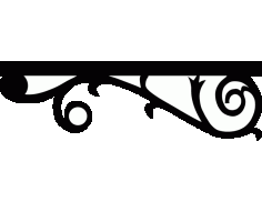 Laser Cut Floral Border Design 31 Free DXF File