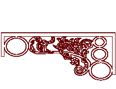 Laser Cut Floral Border Design 35 Free DXF File
