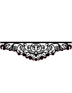 Laser Cut Floral Border Design 45 Free DXF File