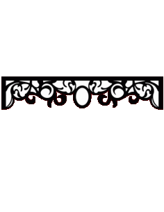 Laser Cut Floral Border Design 7 Free DXF File