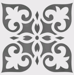 Laser Cut Floral Pattern Wall Art Design Free DXF File