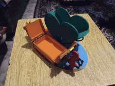 Laser Cut Flower Gift Wooden Box Free DXF File