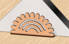 Laser Cut Flower Napkin Holder 3mm Free Vector File