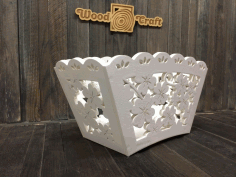 Laser Cut Flowerpot Plant Holder Free Vector File