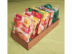 Laser Cut Food Bags Organizers Free DXF File