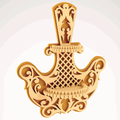 Laser Cut Furniture Shelf Free DXF File