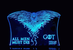 Laser Cut Game Of Thrones Acrylic 3d Lamp Free Vector File