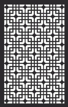 Laser Cut Geometric Panel Pattern Free DXF File