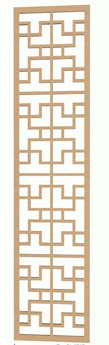 Laser Cut Geometric Pattern Free DXF File