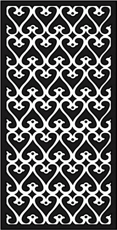 Laser Cut Geometric Pattern Screen Design Free Vector File