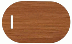 Laser Cut Gift Tag Wooden Blank Cutout Free Vector File