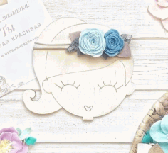 Laser Cut Girls Hair Tie Elastic Hair Band Holder Free Vector File