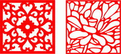 Laser Cut Grill Design Decor Pattern Seamless Free Vector File, Free Vectors File
