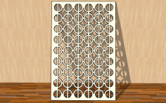 Laser Cut Grill Design Geometrical Motifs Pattern Free Vector File