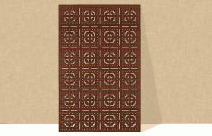 Laser Cut Grill Jali Screen Free Vector File