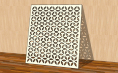 Laser Cut Grill Panel Abstract Geometric Pattern Grid Ornament Free Vector File