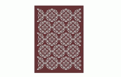 Laser Cut Grill Panel Free Vector File