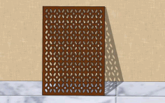 Laser Cut Grill Pattern Free Vector File