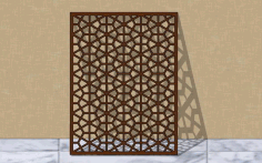 Laser Cut Grill Pattern Jali Design Free DXF File