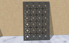 Laser Cut Grill Wall Panel Partition Lattice Pattern Jali Design Free Vector File