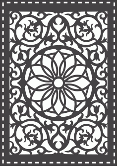 Laser Cut Grille Seamless Pattern Design Free DXF File