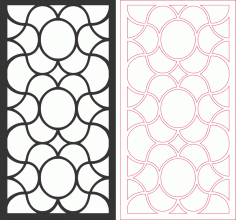 Laser Cut Grilles Seamless Pattern Design Free DXF File