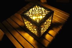 Laser Cut Honeycomb Lampshade Template Dr File Free Vector File