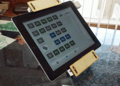 Laser Cut Ipad 2 Register Point Of Sale Stand Free DXF File