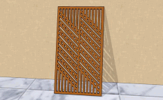 Laser Cut Jali Deco Panel For Room Partition Free DXF File