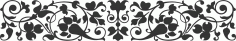 Laser Cut Jali Decor Border Design Free DXF File