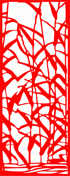 Laser Cut Jali Design Grill (2) Free Vector File