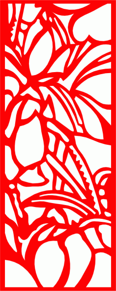 Laser Cut Jali Design Grill Screen Free Vector File