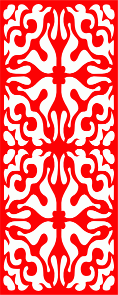 Laser Cut Jali Design Screen Grill Free Vector File