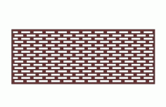 Laser Cut Jali Design Seamless Grill Panel Free Vector File