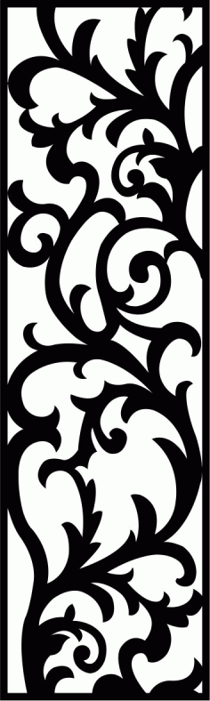 Laser Cut Jali Inspired Screen Pattern Design Free Vector File