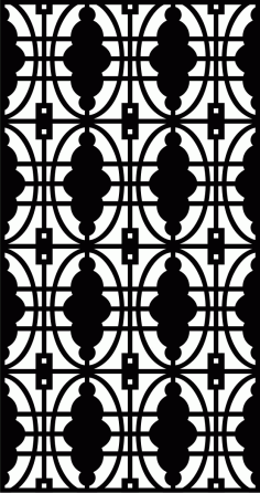Laser Cut Jali Inspired Screen Pattern Free Vector File