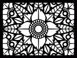 Laser Cut Jali Pattern Grill Design Free Vector File