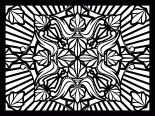Laser Cut Jali Pattern Grill Panel Free Vector File
