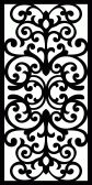 Laser Cut Jali Pattern Screen Panel Free Vector File