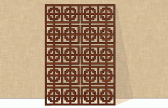 Laser Cut Jali Screen Grill Design Free Vector File