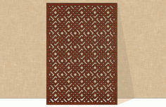 Laser Cut Jali Screen Grill Free Vector File