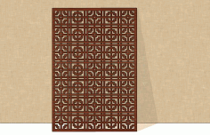 Laser Cut Jali Screen Grill Template Free Vector File, Free Vectors File