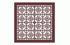 Laser Cut Jali Seamless Pattern Free Vector File
