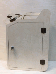 Laser Cut Jerrycan Wine Bar 3mm Free DXF File