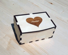 Laser Cut Jewelry Box 6mm Free DXF File