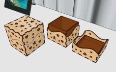 Laser Cut Jewelry Box Square Storage Mdf Gift Box Free Vector File
