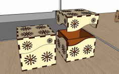 Laser Cut Jewelry Box Template Gift Box Design Chocolate Box Free Vector File