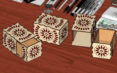Laser Cut Jewelry Box With Drawer Wood Box Template Gift Box Free Vector File