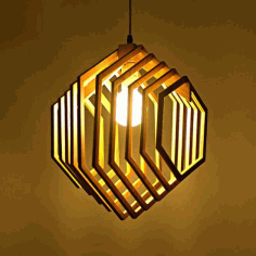 Laser Cut Lamp Eva Free Vector File