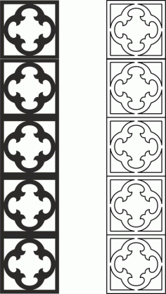 Laser Cut Lattice Partition Pattern Free DXF File